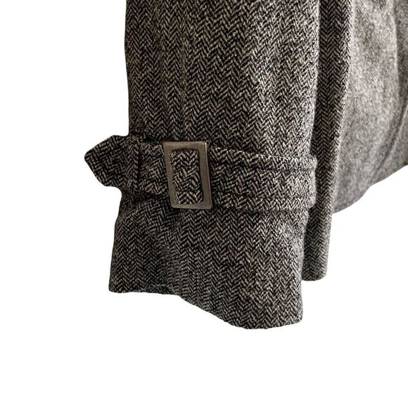 MARC AUREL Wool Blazer Jacket Black White Herringbone 38 - Picture 2 of 8